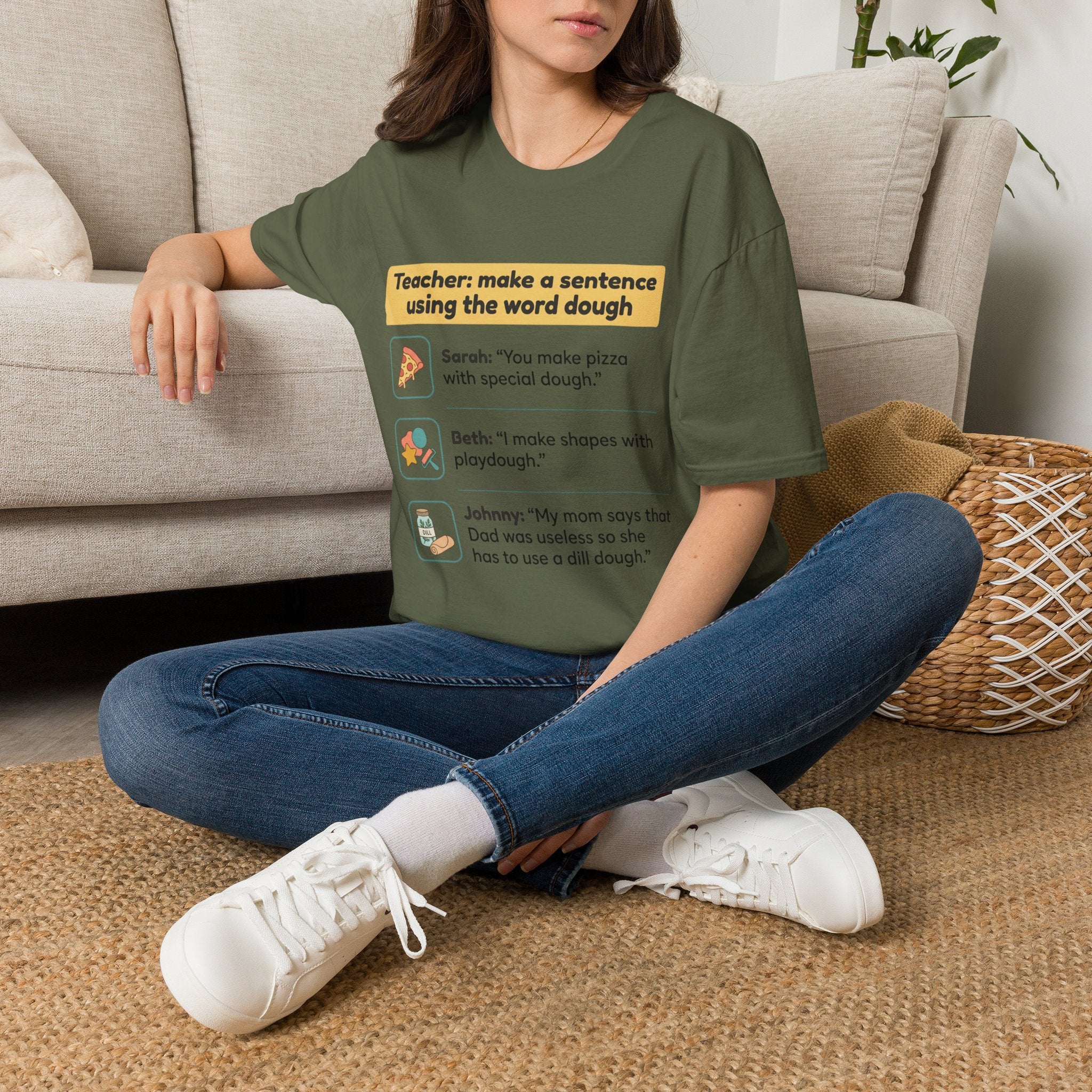 Teacher make a sentence T-shirt