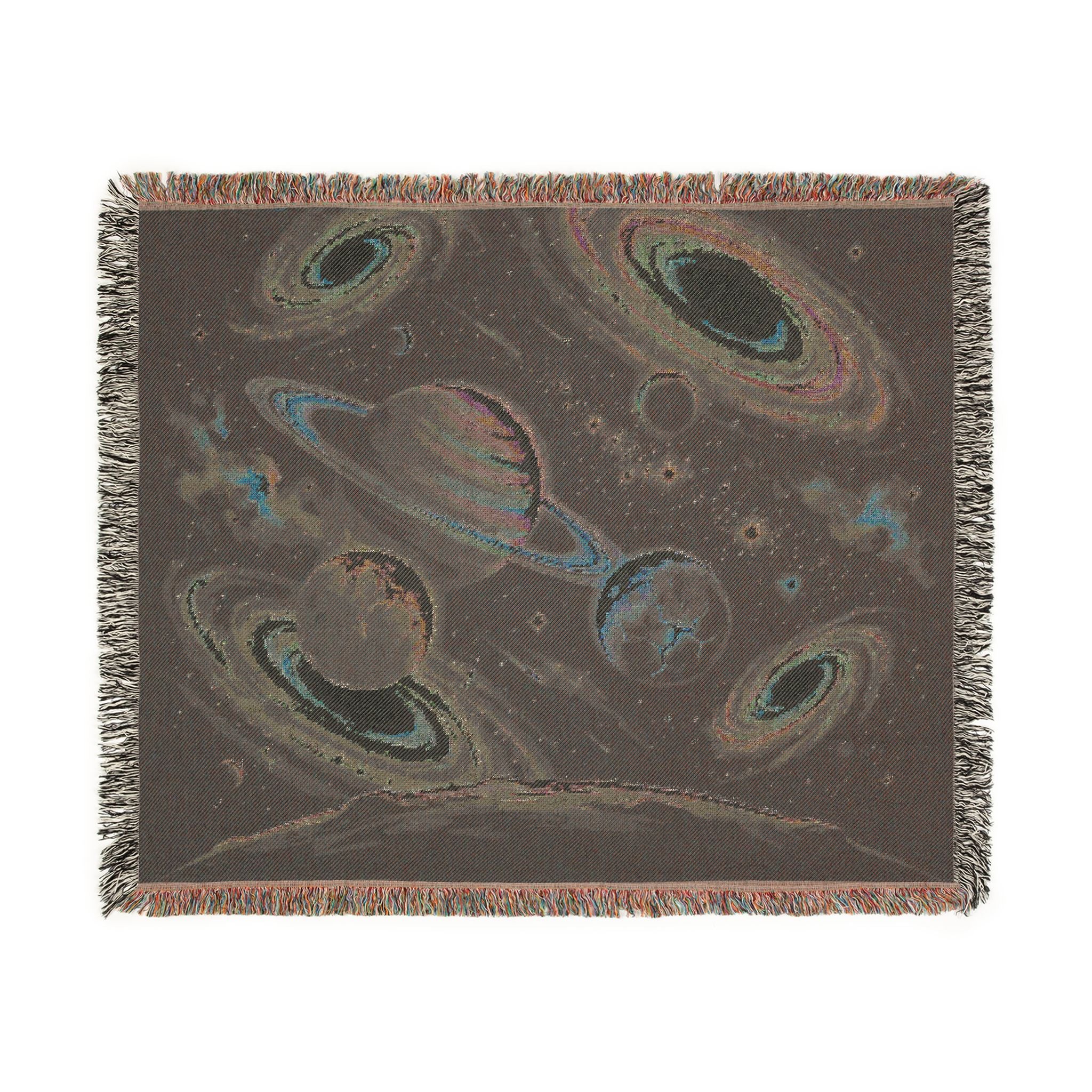 GALAXIES Woven Blanket