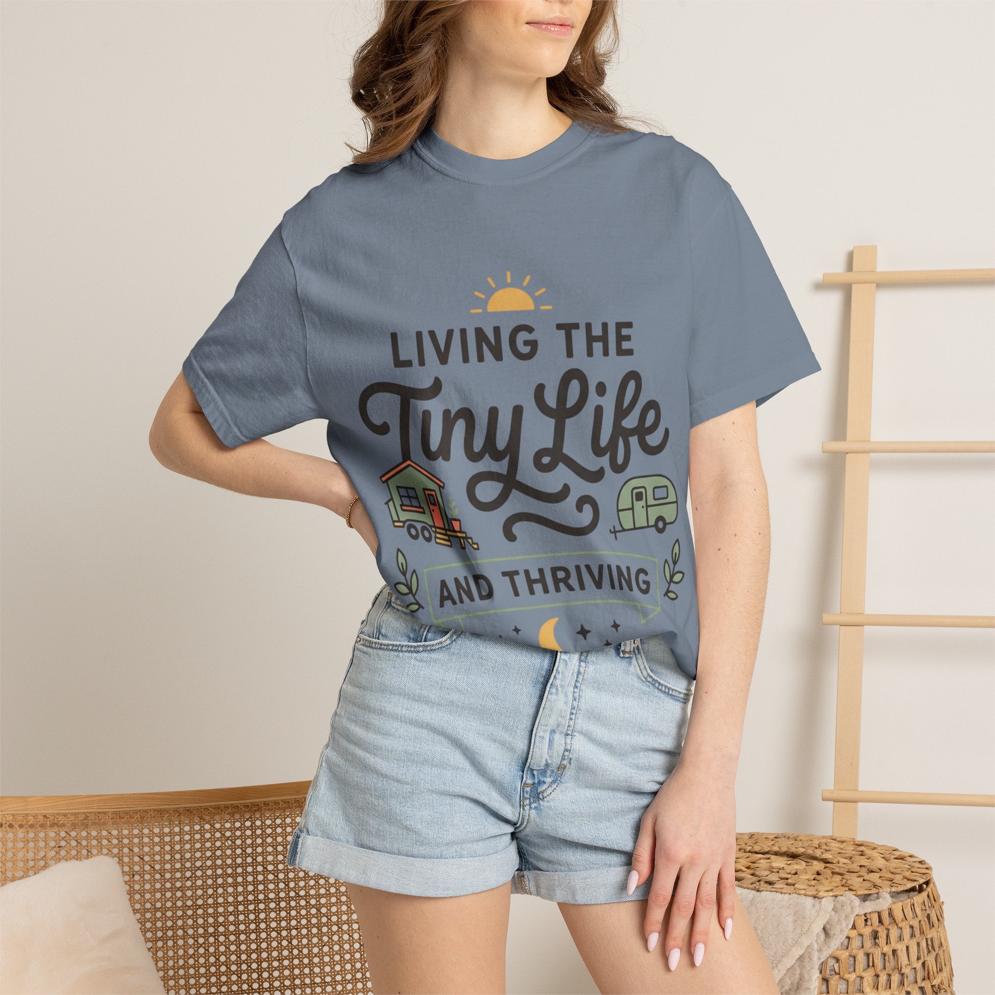 Living the tiny life and thriving Dyed T-shirt