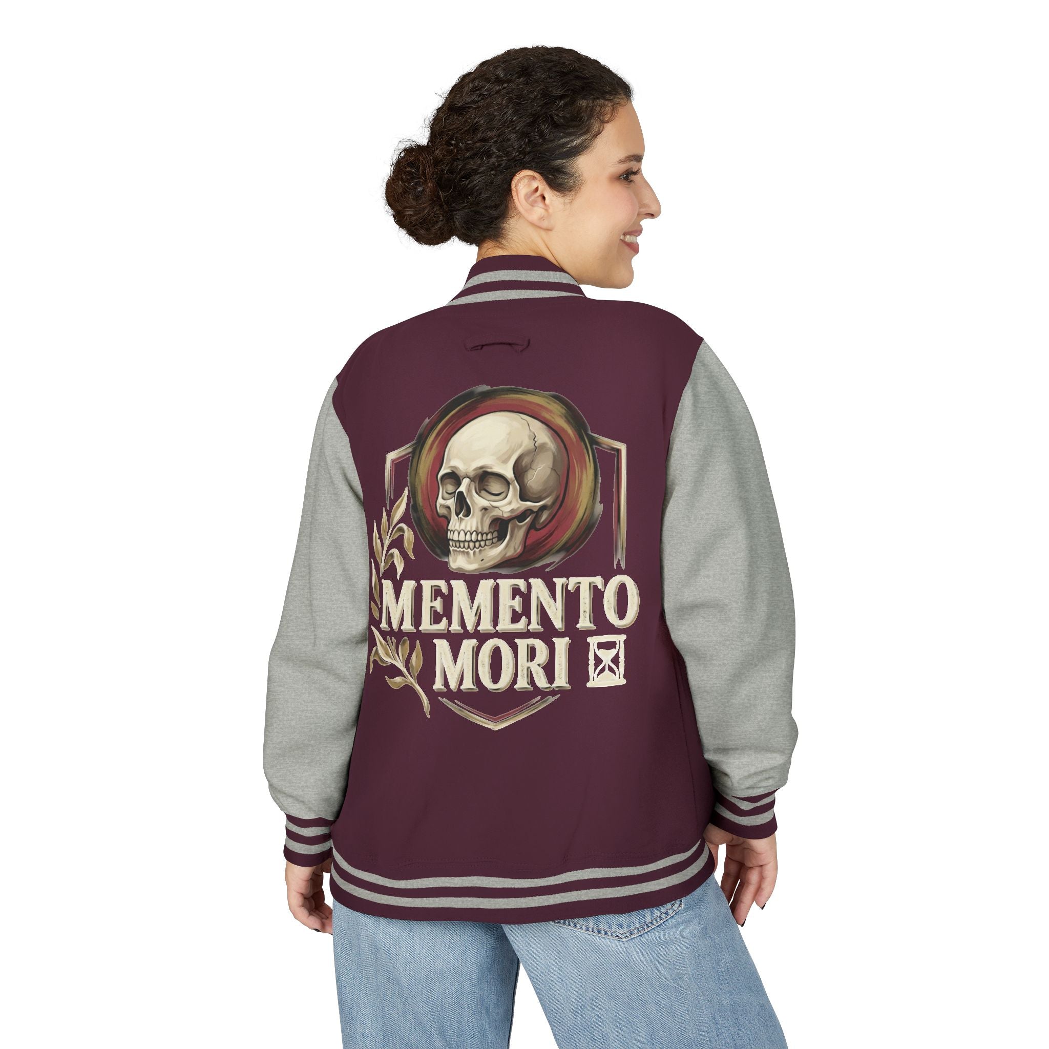 MOMENTO MORI Heavyweight Letterman Jacket