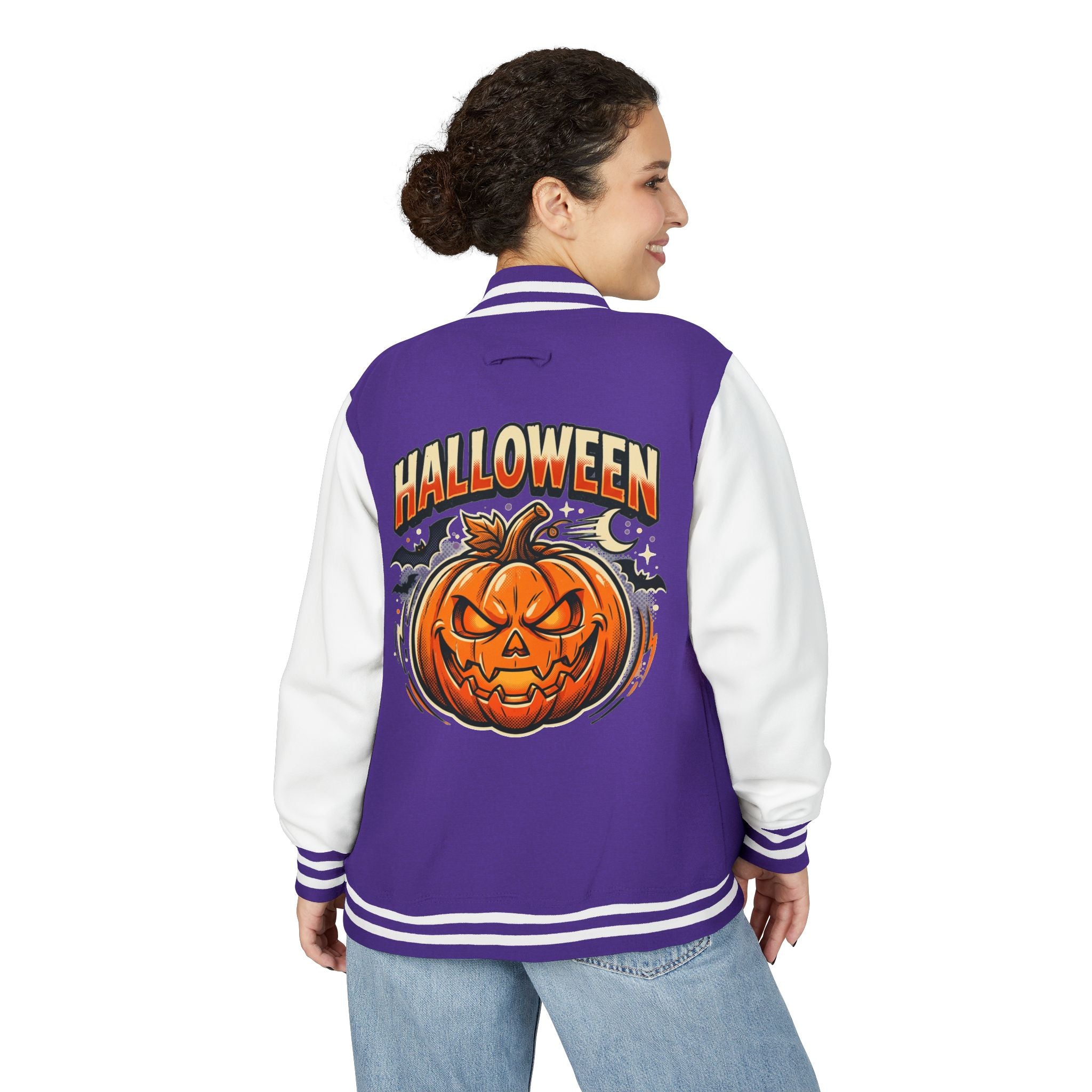 SNATCHED AND CARRY CO HALLOWEEN Letterman Jacket