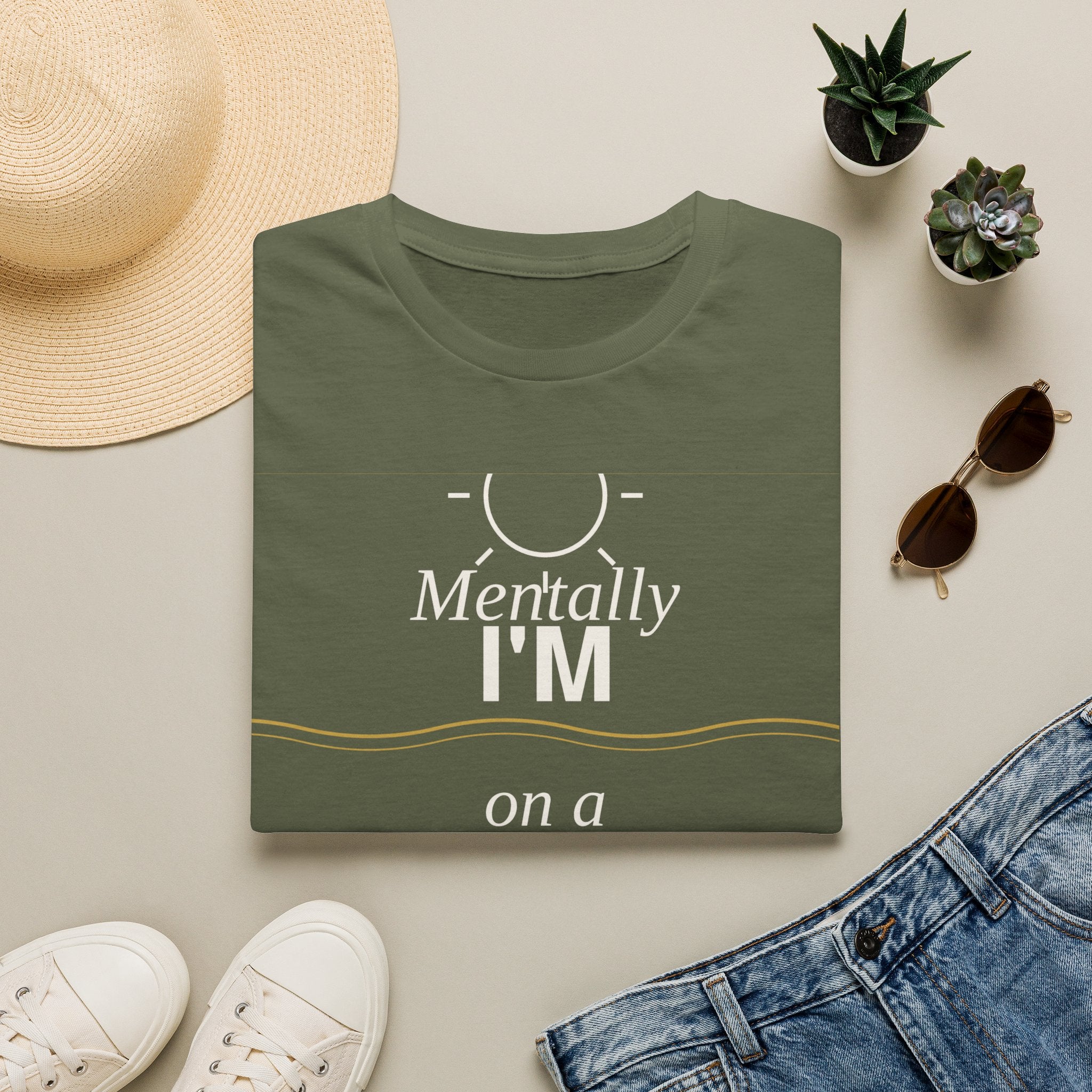 Mentally I’m on a beach T-Shirt