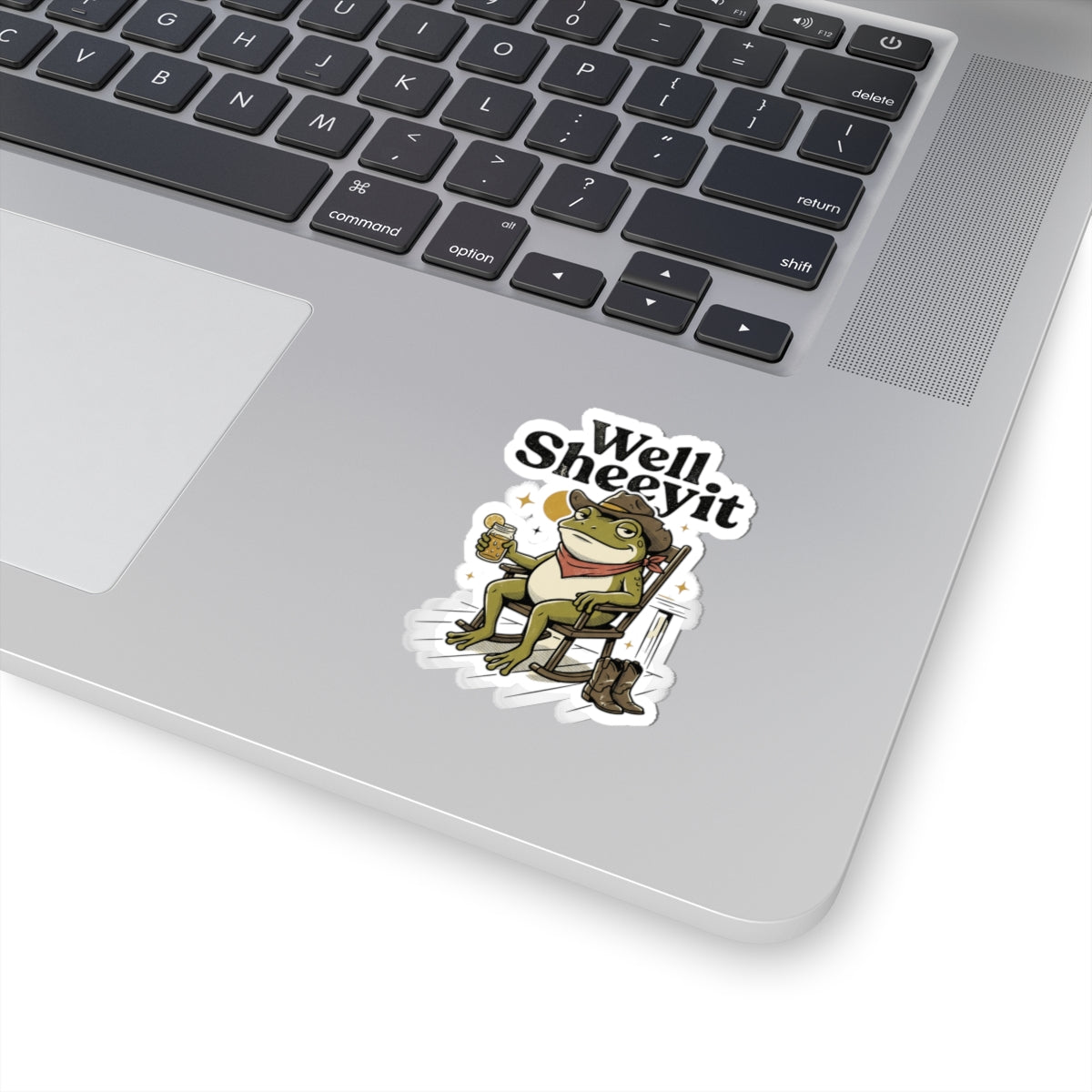 Well Sheeyit Frog Sticker | Vintage Southern, Western Retro Distressed