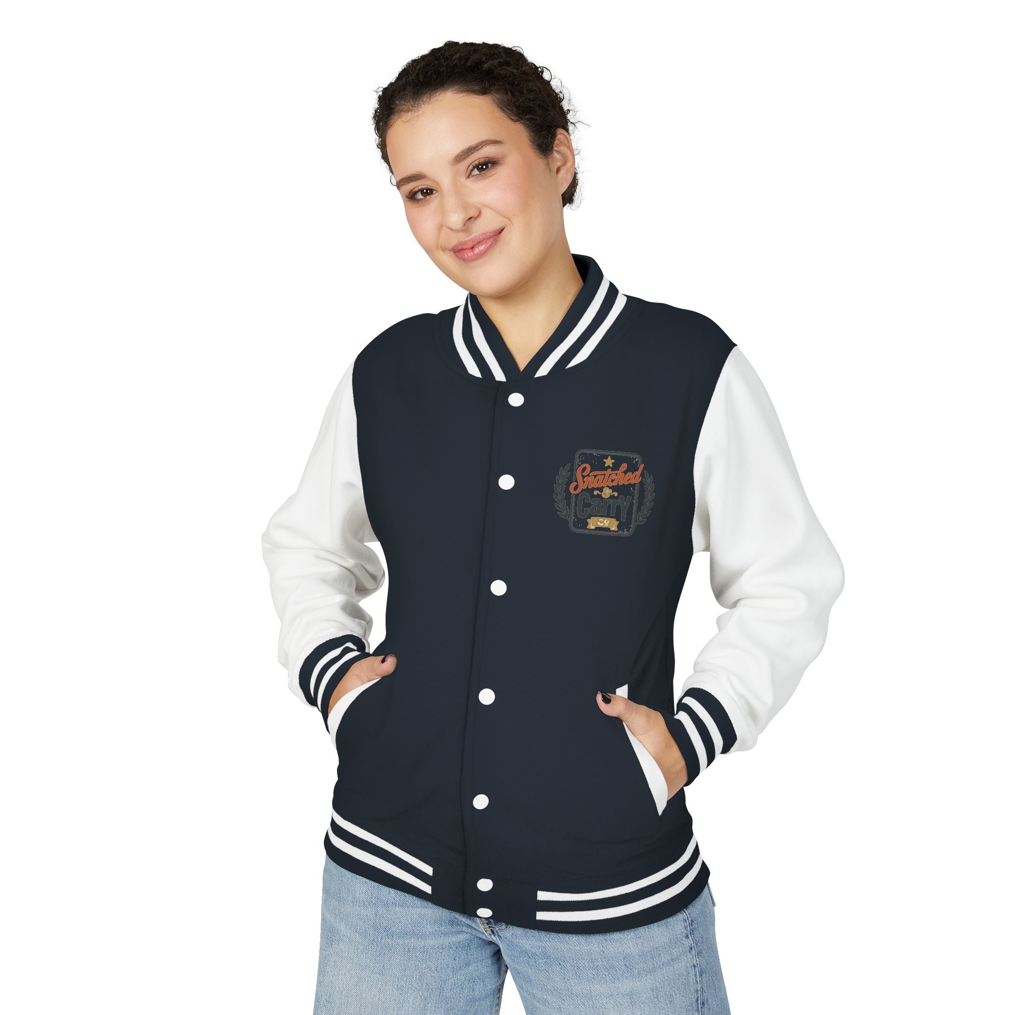 SNATCHED AND CARRY CO HALLOWEEN Letterman Jacket