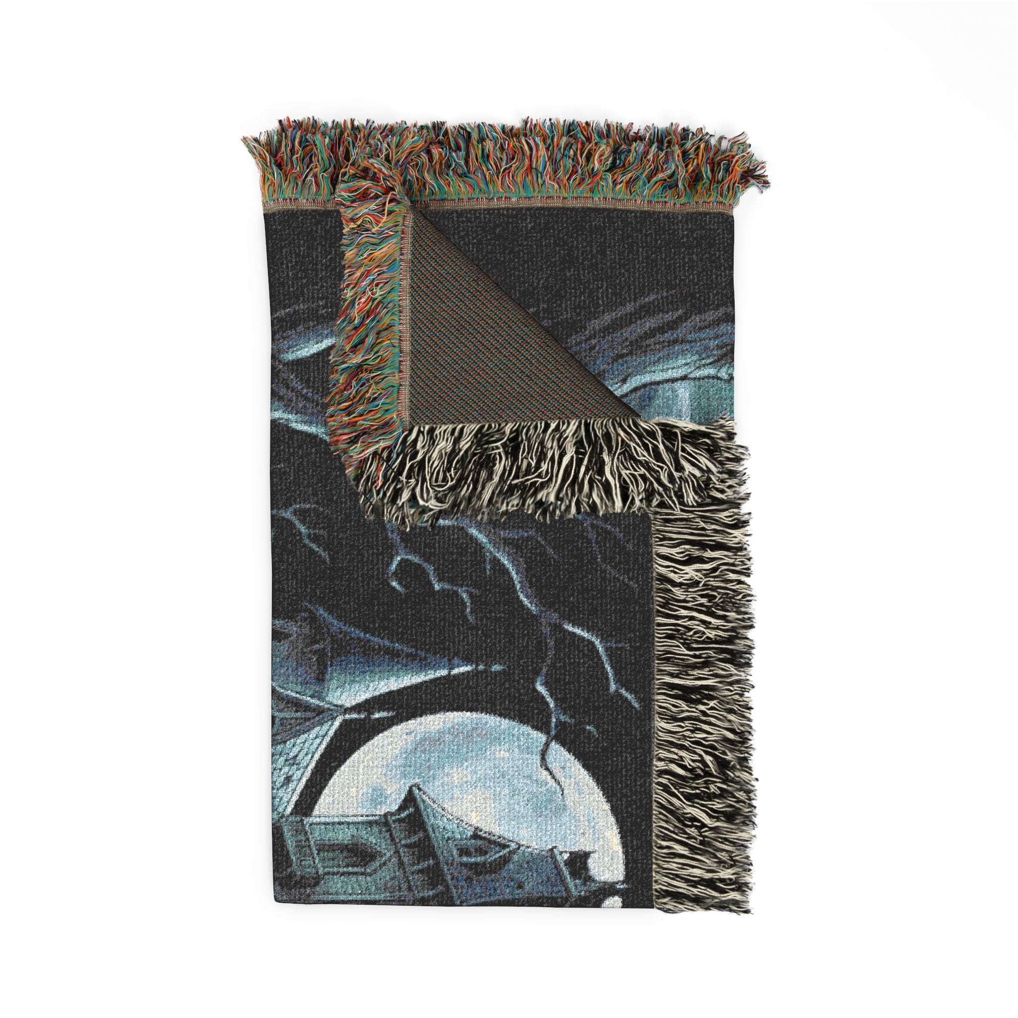HAUNTED HOUSE Woven Blanket