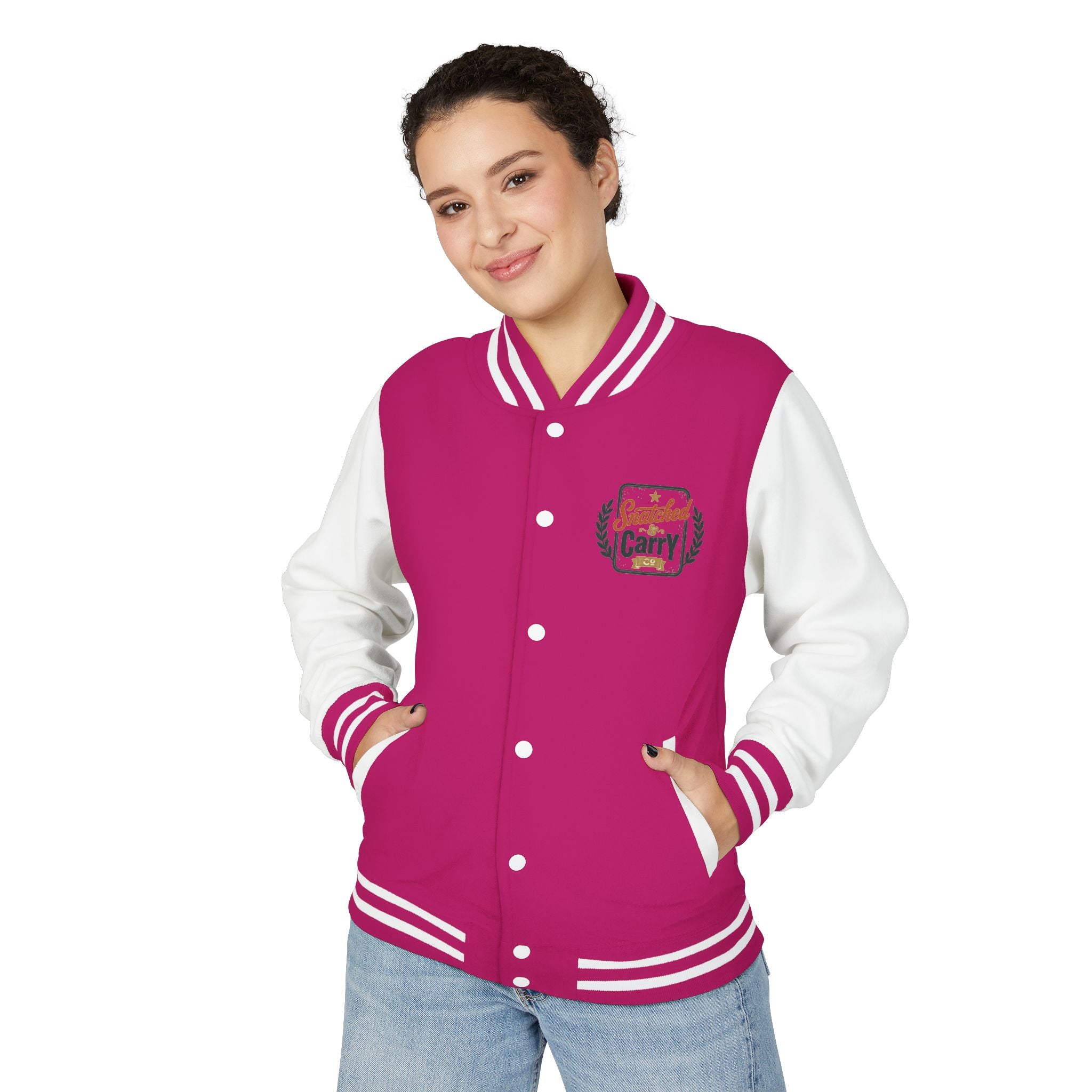 SNATCHED AND CARRY CO HALLOWEEN Letterman Jacket