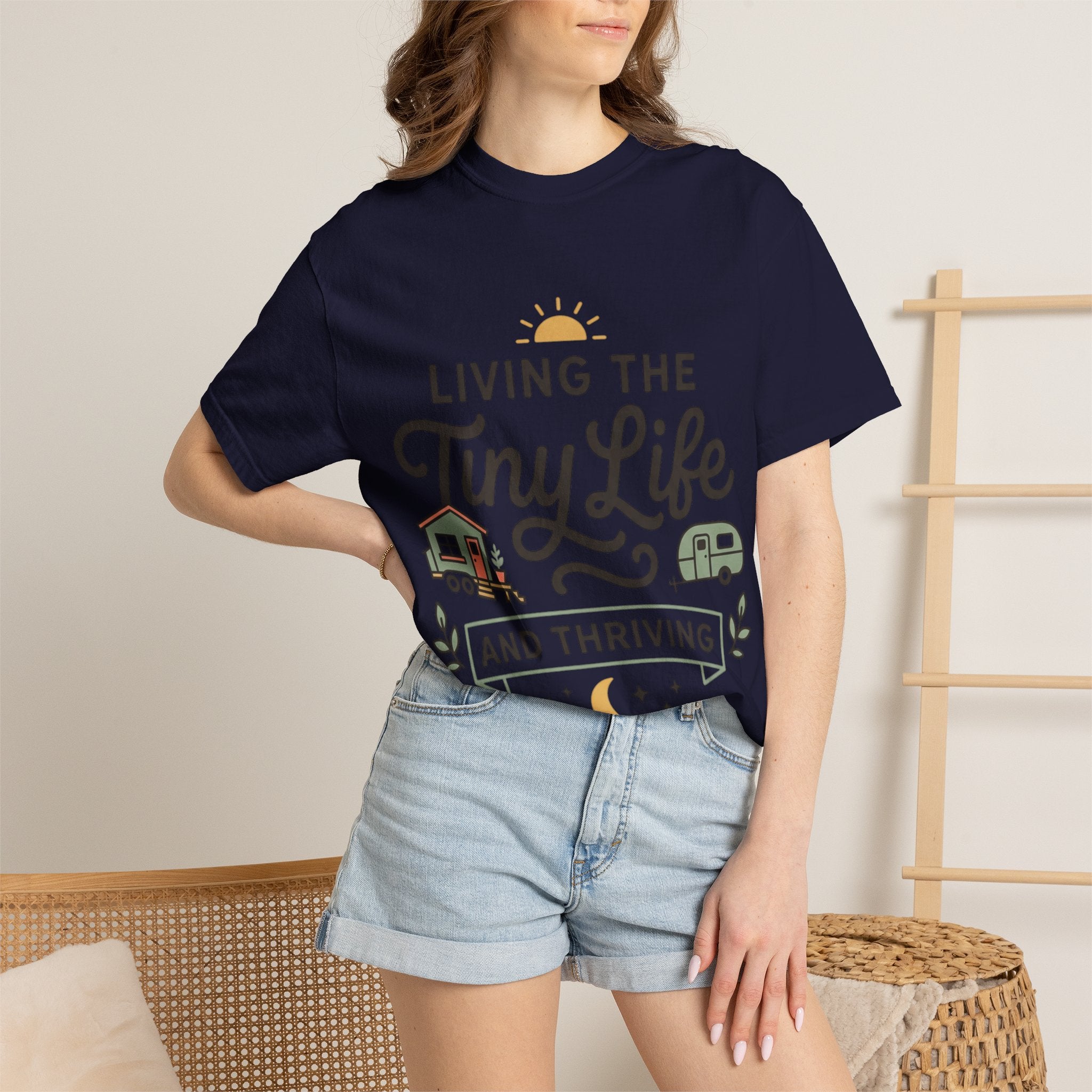 Living the tiny life and thriving Dyed T-shirt