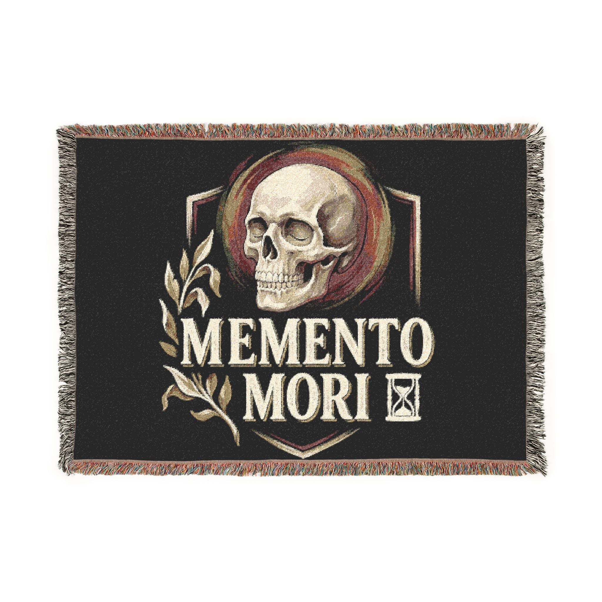 MOMENTO MORI Woven Blanket