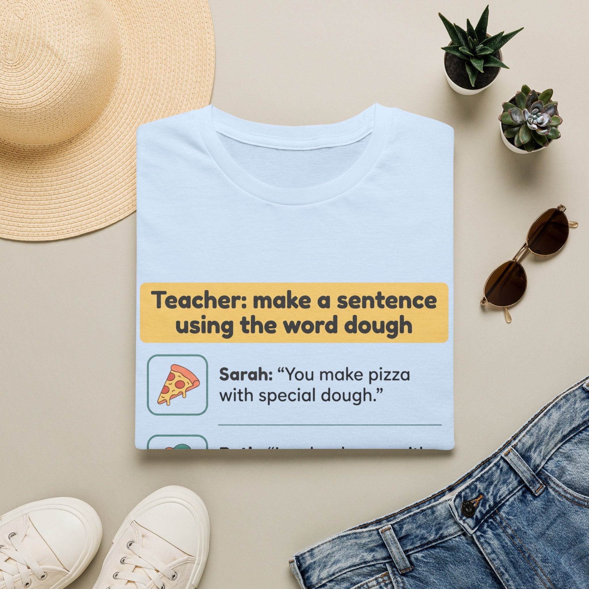 Teacher make a sentence T-shirt
