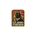 Cats Against Authoritarians Sticker | Progressive Politics, Anti-Authoritarian