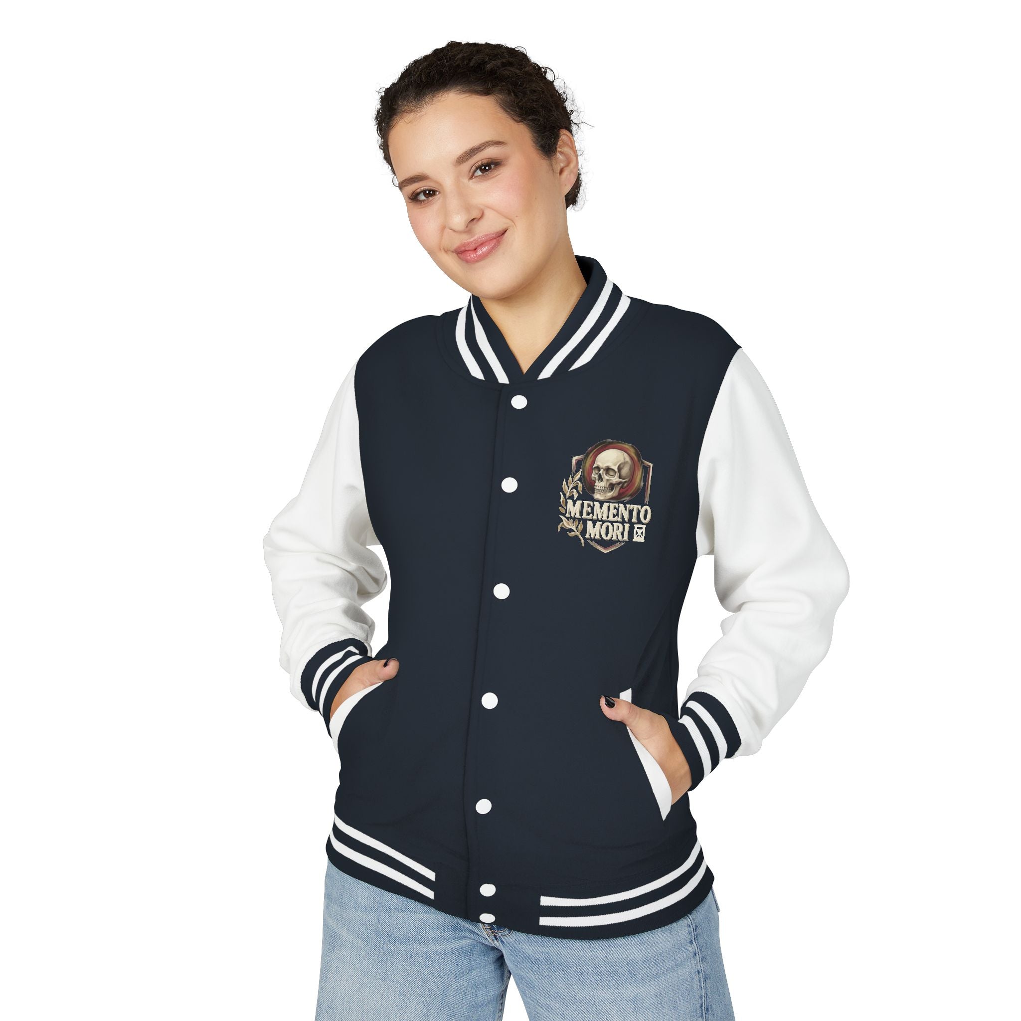 MOMENTO MORI Heavyweight Letterman Jacket