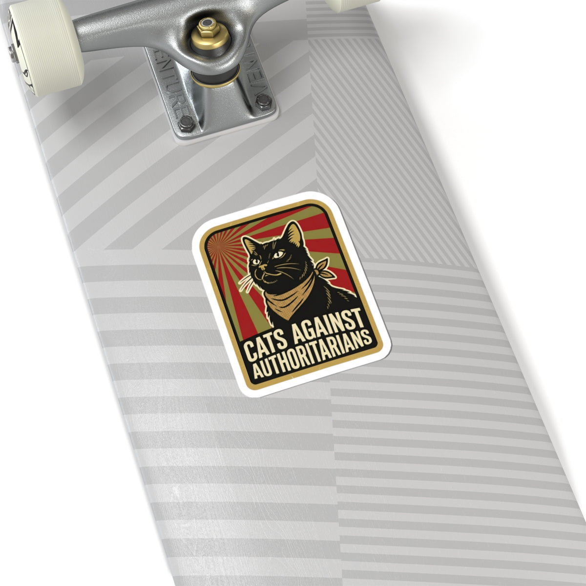 Cats Against Authoritarians Sticker | Progressive Politics, Anti-Authoritarian