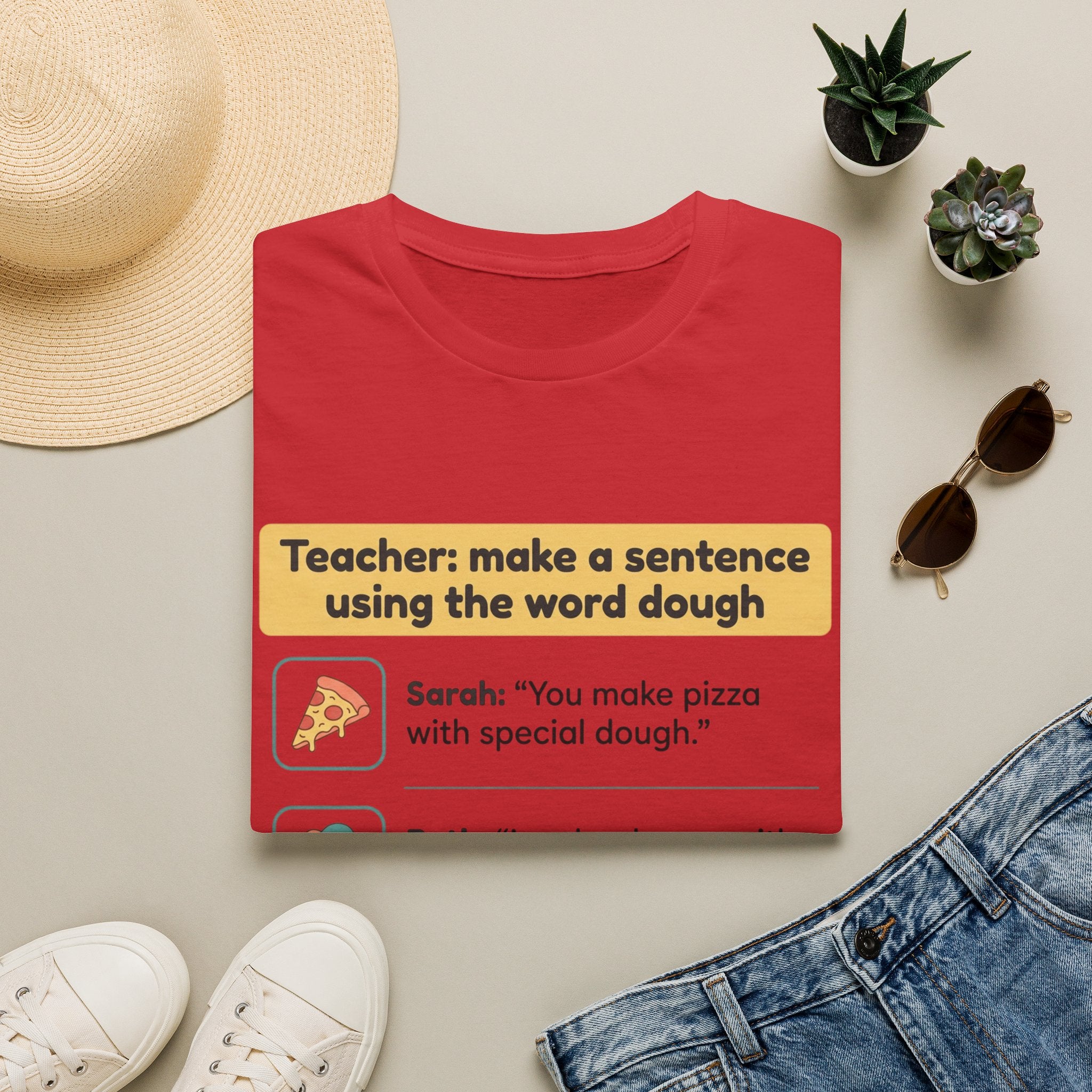 Teacher make a sentence T-shirt