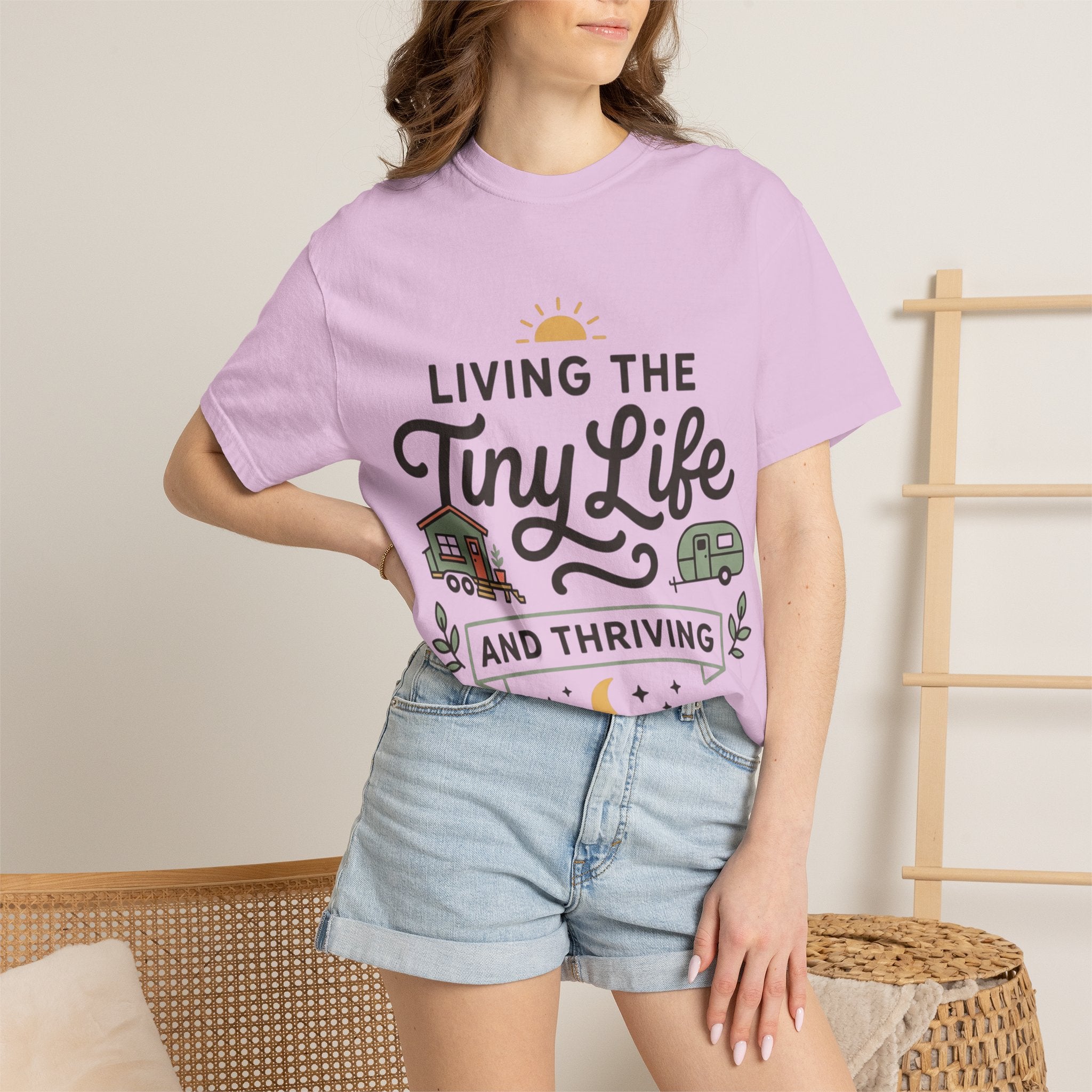 Living the tiny life and thriving Dyed T-shirt