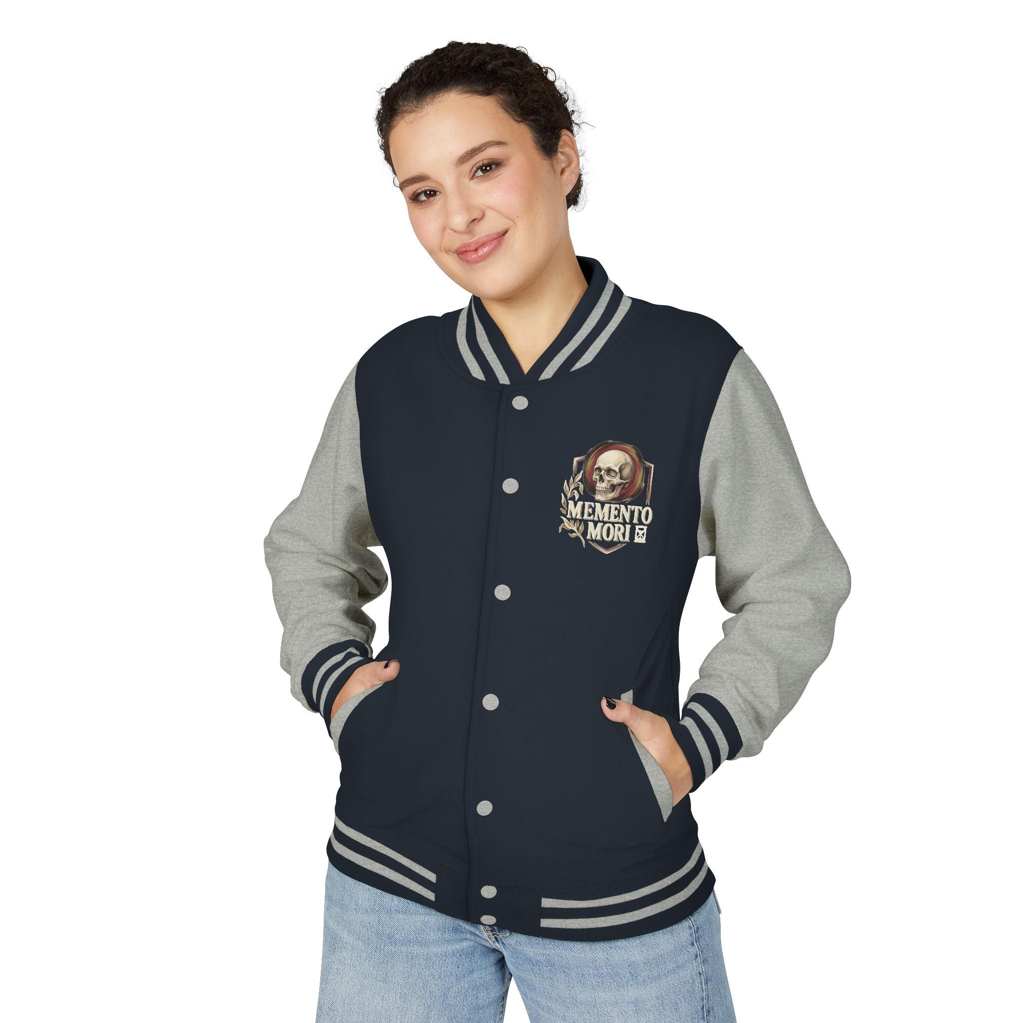 MOMENTO MORI Heavyweight Letterman Jacket