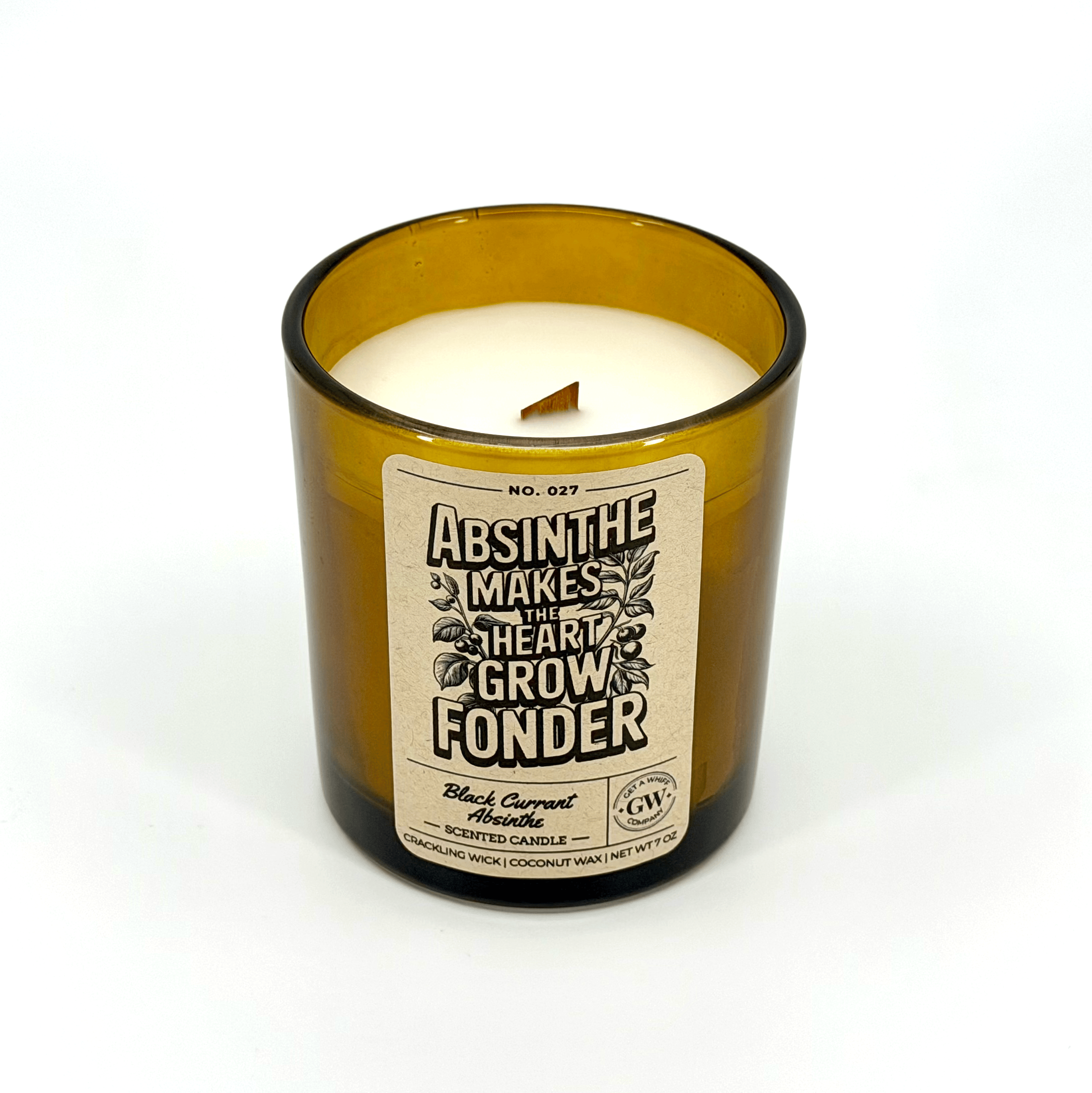 Absinthe Makes the Heart Grow Fonder — Black Currant & Absinthe Candle