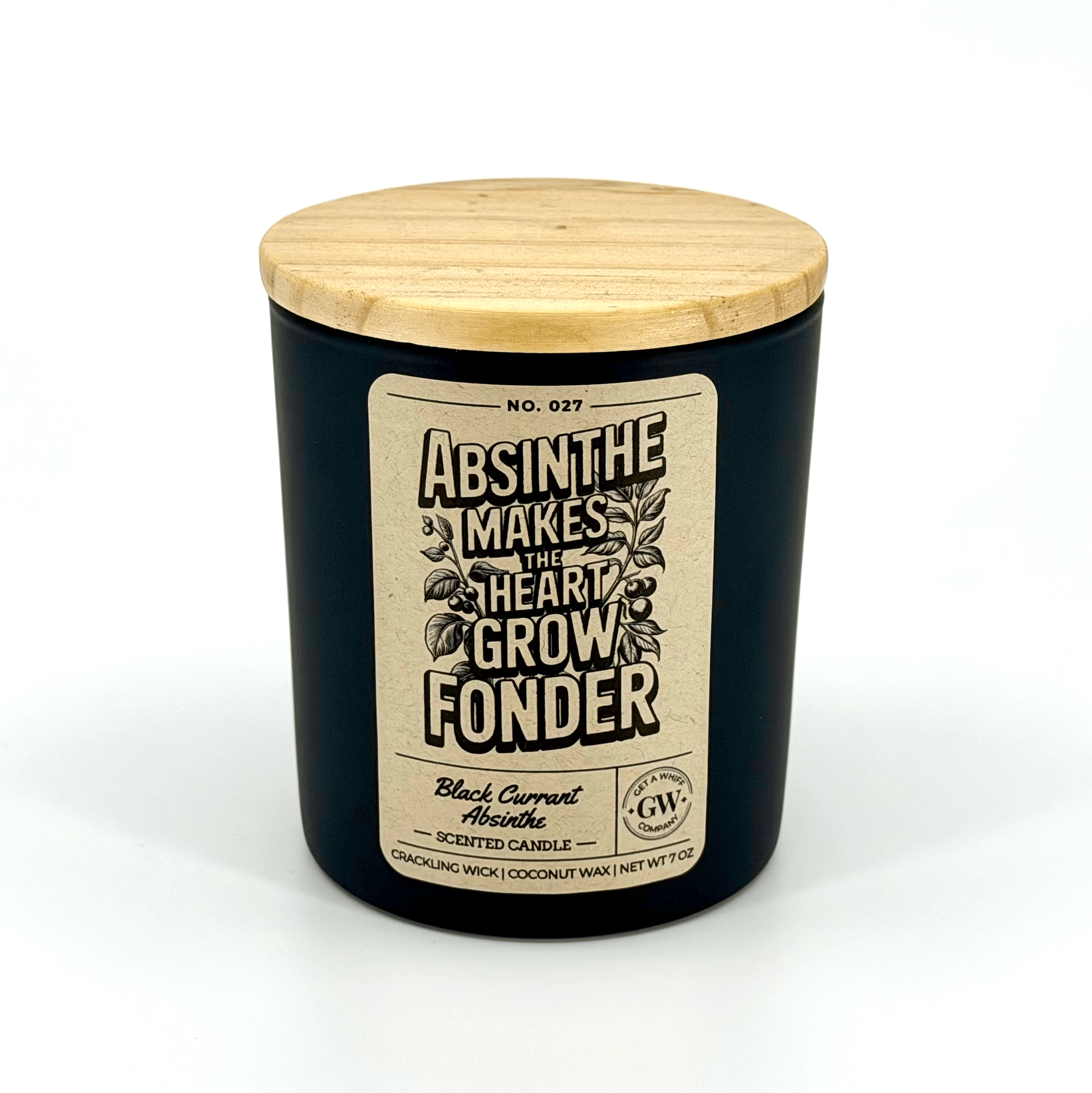 Absinthe Makes the Heart Grow Fonder — Black Currant & Absinthe Candle