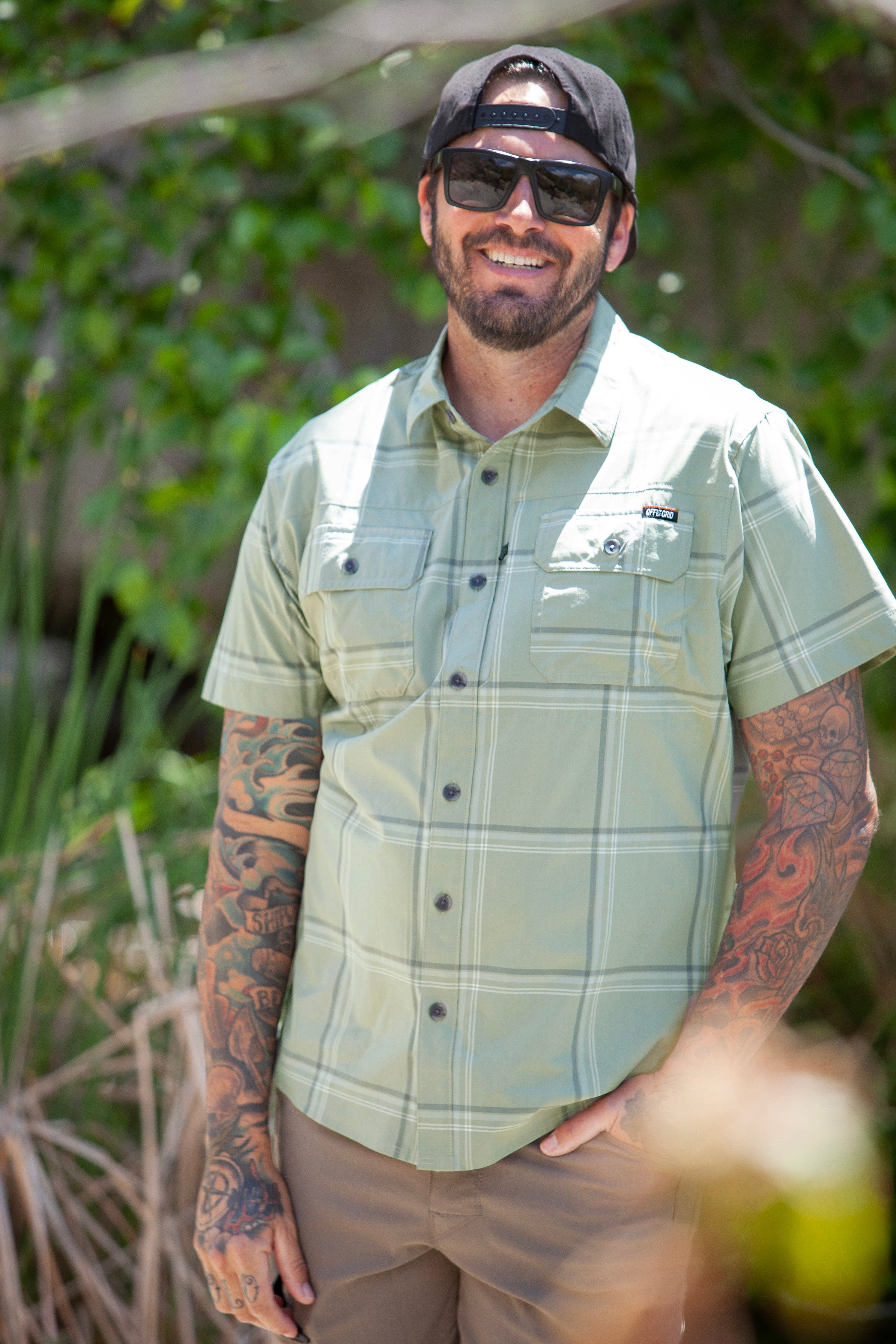 Jack Knife SS Shirt - Sage Green